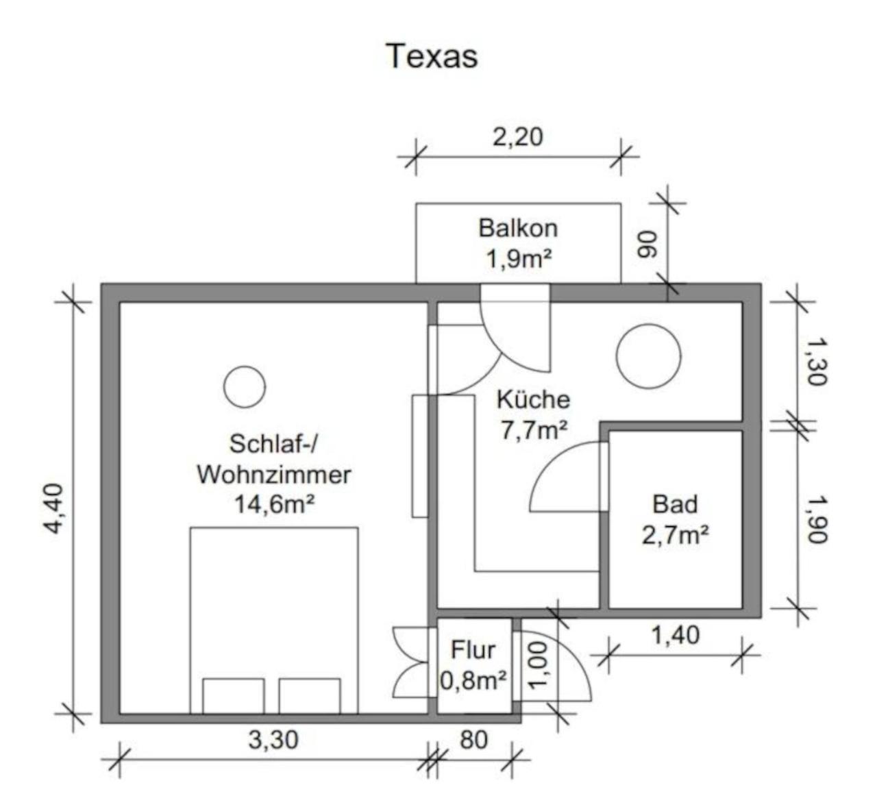 Little Hawaii & Texas Apartment Bad Wildungen Luaran gambar